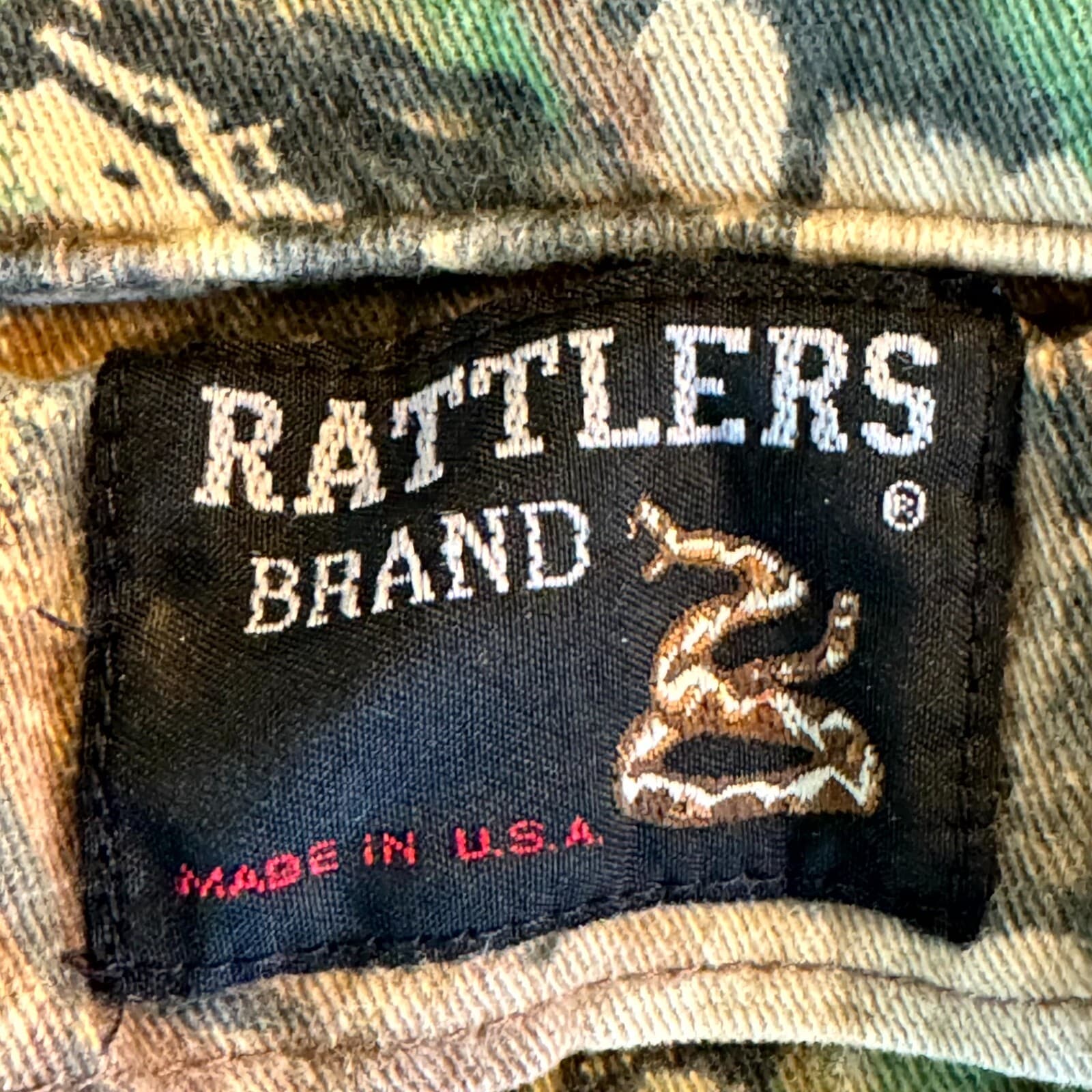 Rattlers Brand Cargo Pants Men 32 Brown Camo Cotton Hunting Outdoor Drawstring - Thumbnail 10