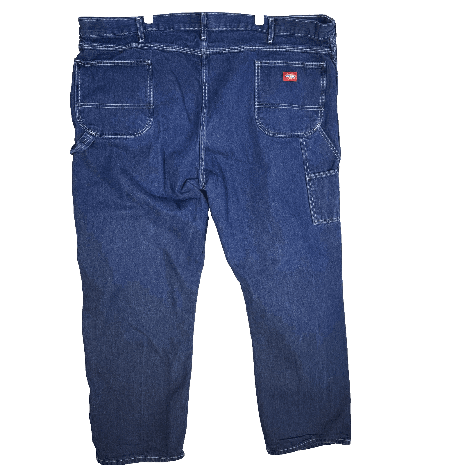 Dickies Carpenter Jeans Mens 50x32 Blue Relaxed Straight Denim Big Tall Workwear - Thumbnail 2