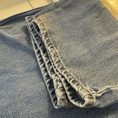 Levis 560 Jeans Mens 46x30 (46x29) Blue Medium Wash Relaxed Tapered Leg Denim - Thumbnail 8