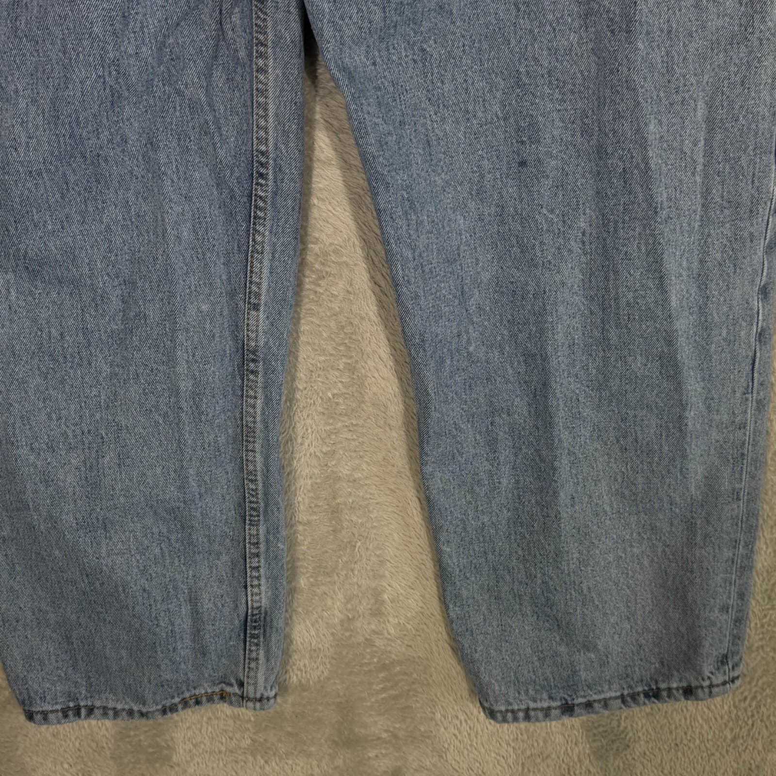 Levi’s 550 Men’s Jeans 42x29 Relaxed Straight Blue Denim Medium Wash - Thumbnail 8