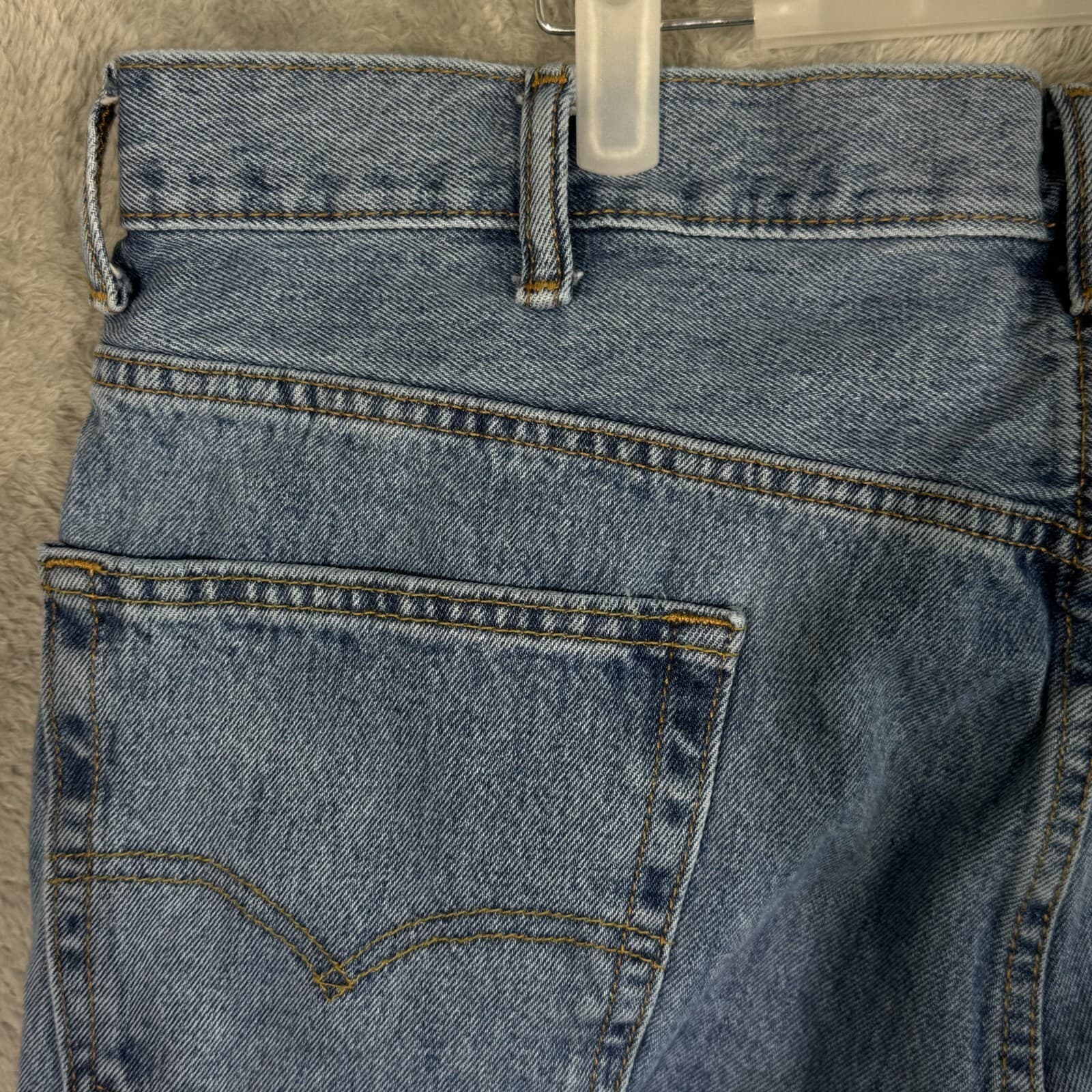 Levi’s 550 Men’s Jeans 44x29 Relaxed Straight Blue Denim Medium Wash - Thumbnail 6