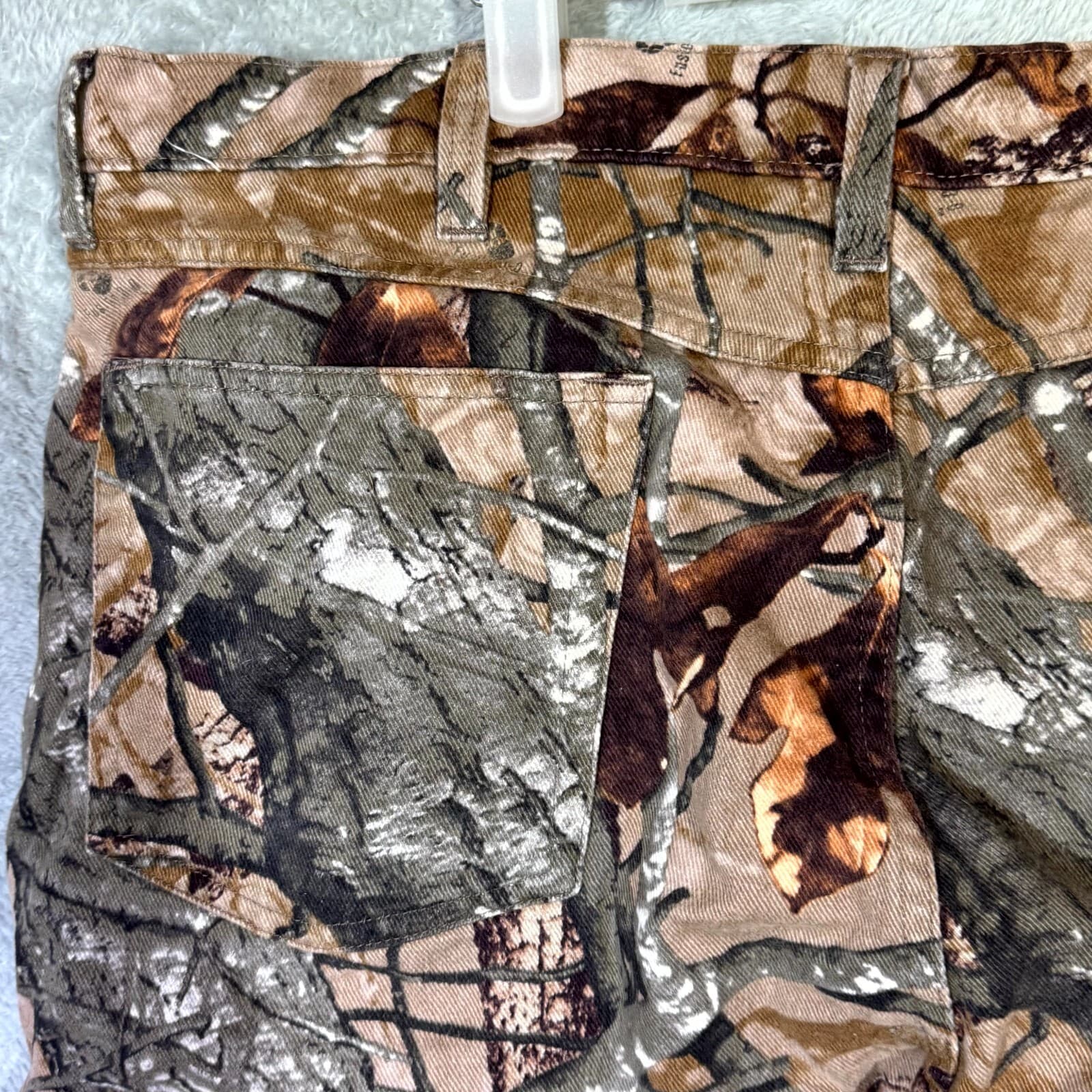 Wrangler Authentics Jeans Men 40X32 Brown Camo Cotton Relaxed Fit Straight Leg - Thumbnail 6