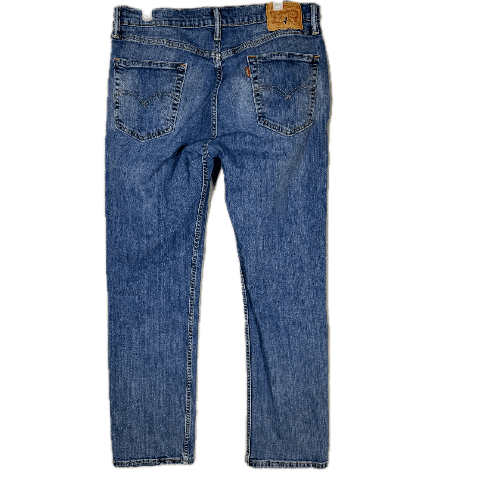 Levi’s 514 Men’s Jeans Straight Leg 34x30 Blue Denim Mid Rise 100% Cotton - Thumbnail 2