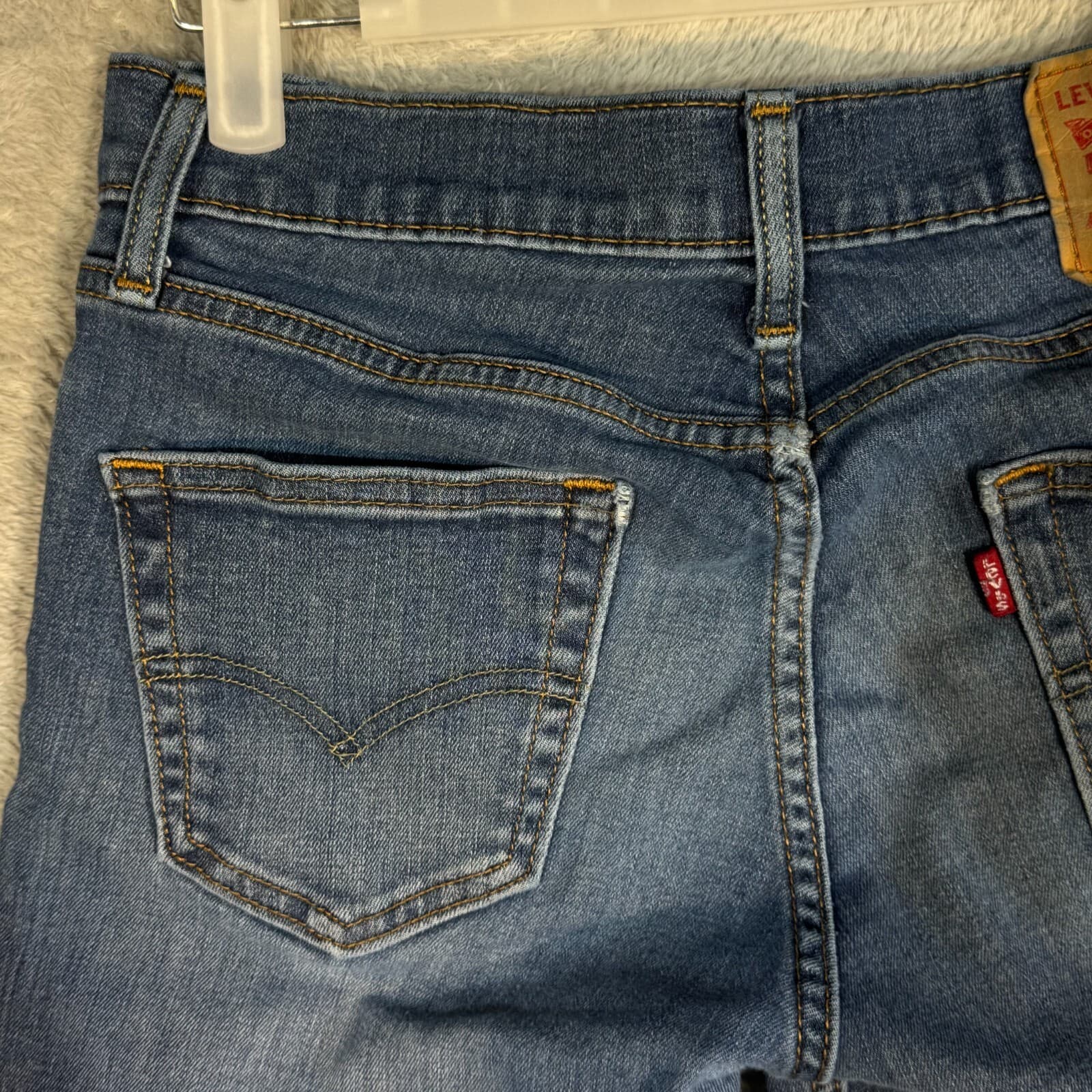 Levi’s 511 Mens Jeans Straight Leg 29x32 Blue Stretch Denim Medium Wash - Thumbnail 9