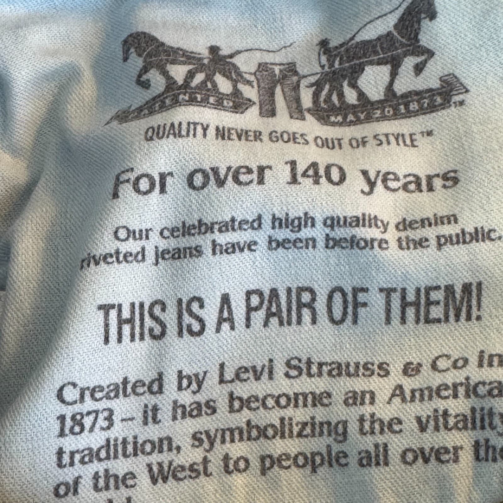 Levi’s 550 Men’s Jeans 42x29 Relaxed Straight Blue Denim Medium Wash - Thumbnail 11