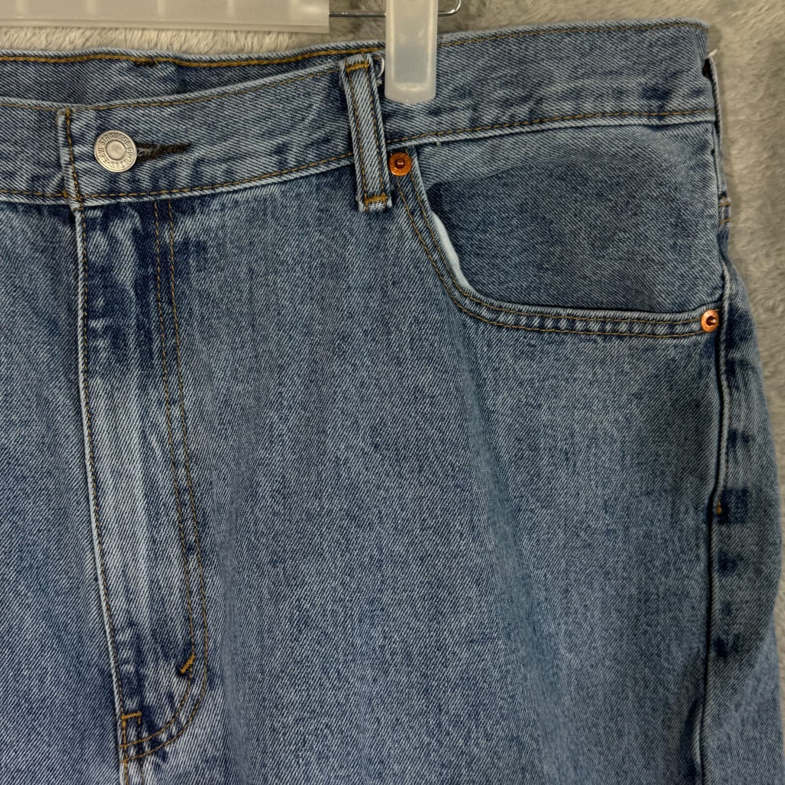 Levi’s 550 Men’s Jeans 44x29 Relaxed Straight Blue Denim Medium Wash - Thumbnail 4