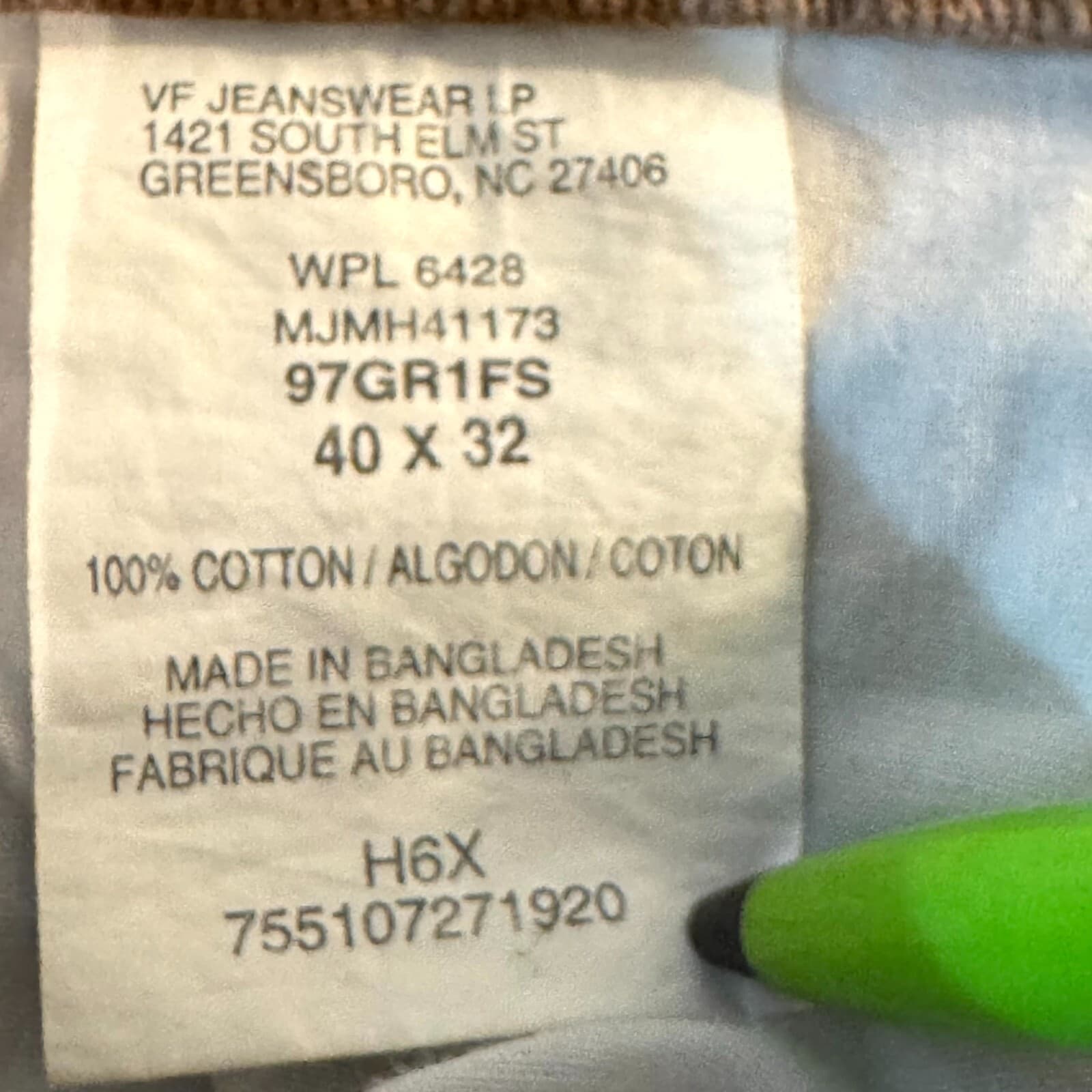 Wrangler Authentics Jeans Men 40X32 Brown Camo Cotton Relaxed Fit Straight Leg - Thumbnail 12