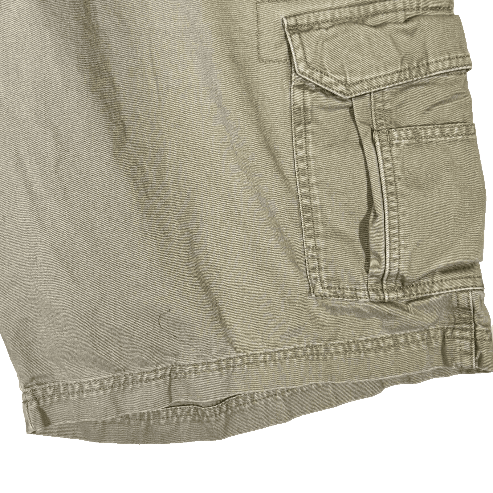 Wrangler Hero Shorts Men’s 40 Khaki Cargo 100% Cotton Outdoor Workwear Zip Fly - Thumbnail 6