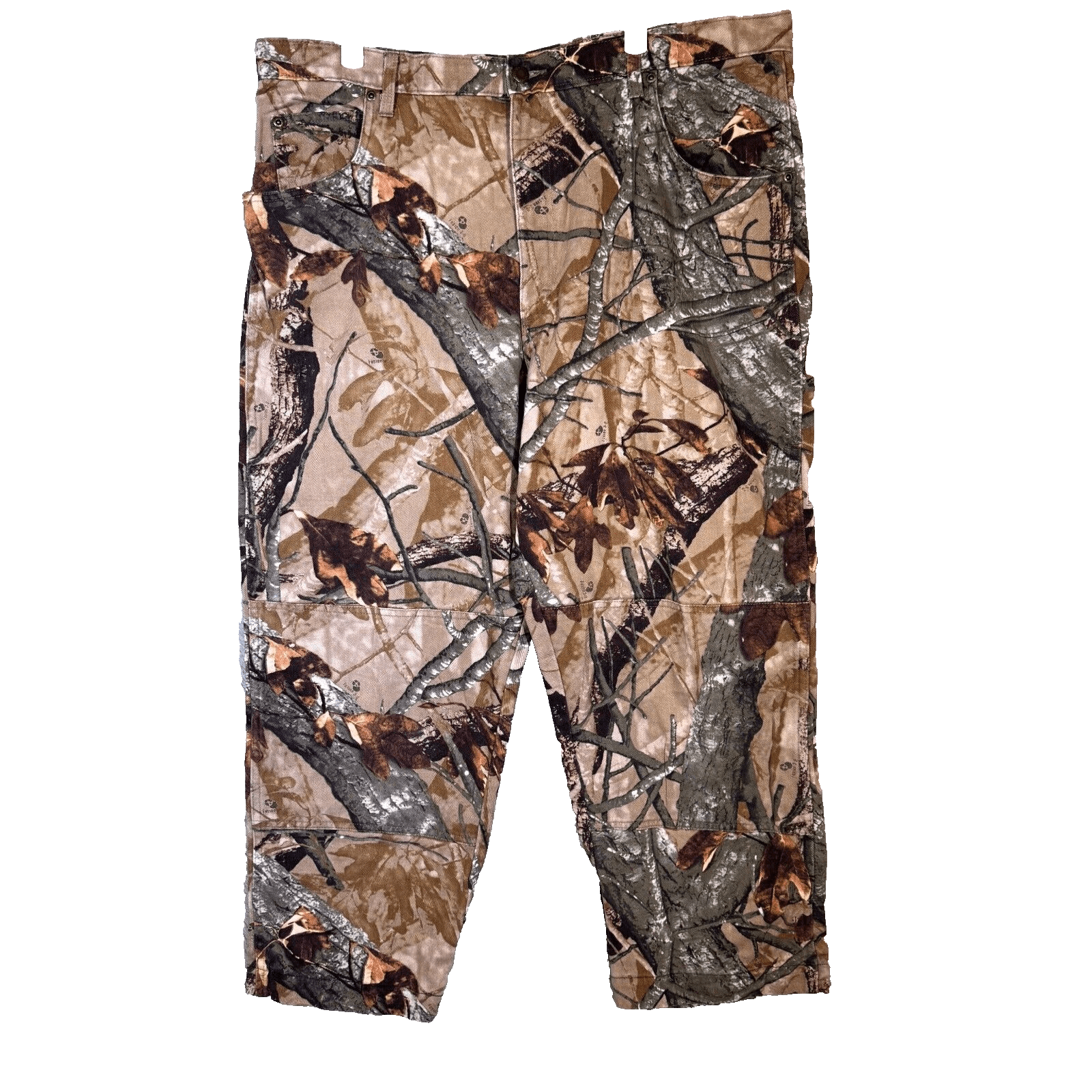 Wrangler Authentics Jeans Men 40X32 Brown Camo Cotton Relaxed Fit Straight Leg - Image 1