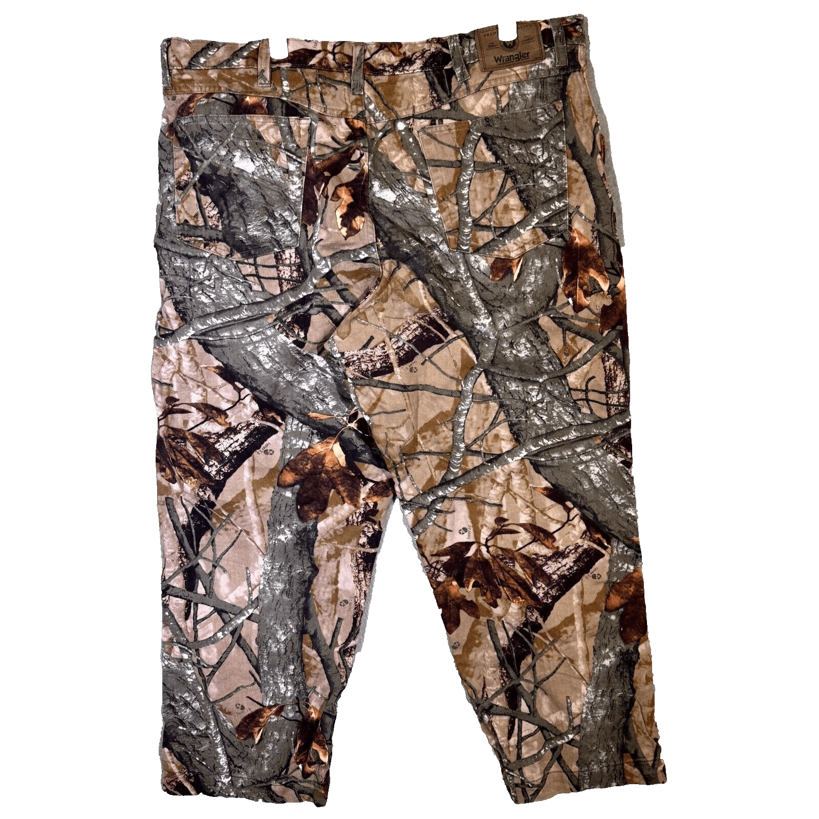 Wrangler Authentics Jeans Men 40X32 Brown Camo Cotton Relaxed Fit Straight Leg - Thumbnail 2