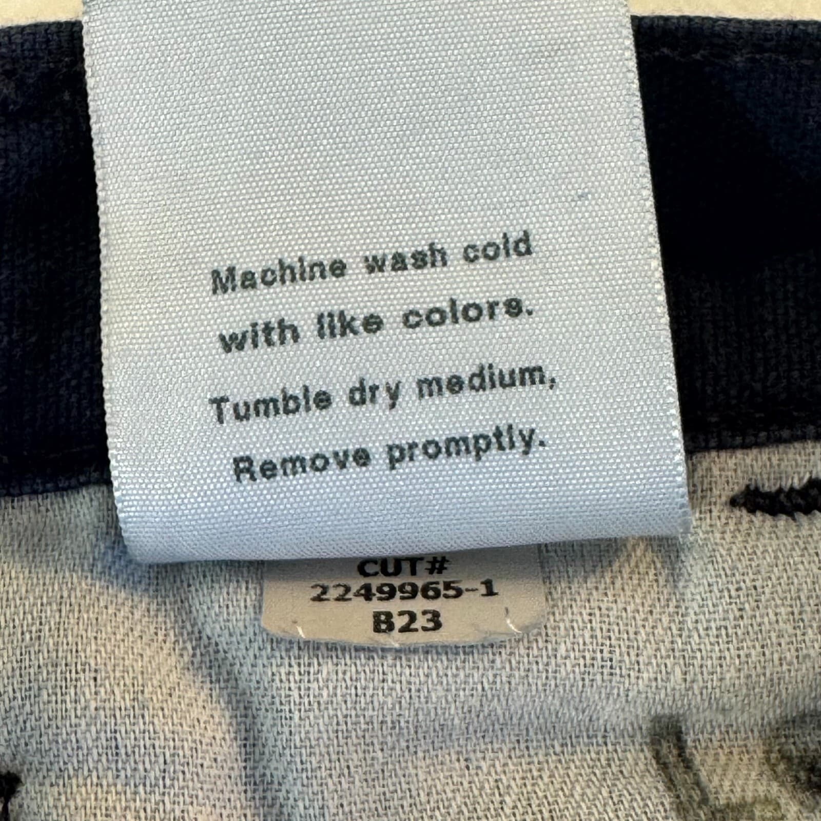 Carhartt 383-20 Dungaree Pants Mens 38x34 Navy Canvas Carpenter Workwear - Thumbnail 5