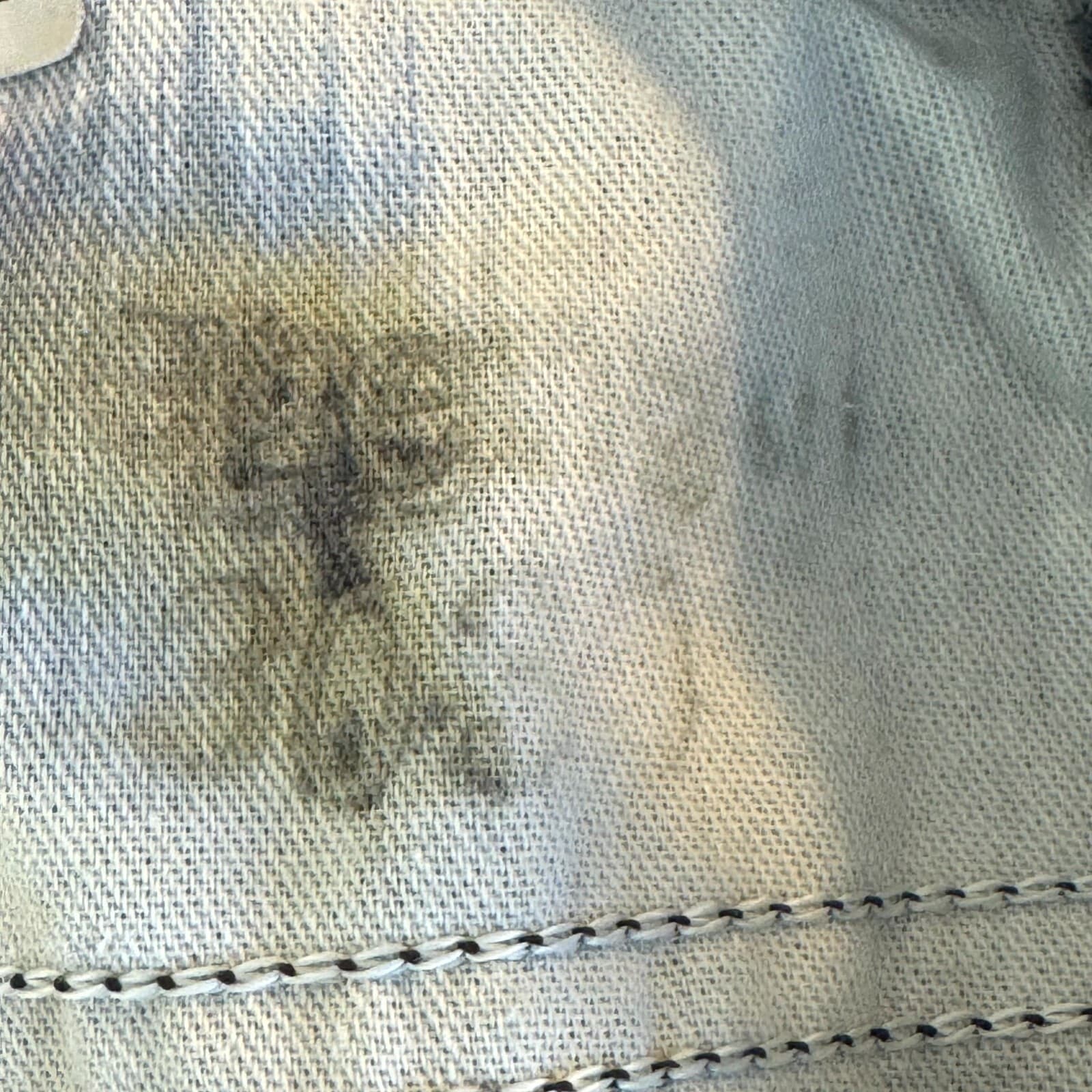 Carhartt 383-20 Dungaree Pants Mens 38x30 Navy Canvas Carpenter Workwear - Thumbnail 9