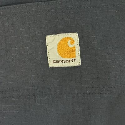 Carhartt Pants Mens 36x28 Navy Ripstop Relaxed Fit Workwear Cargo (36x28) - Thumbnail 5