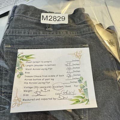 Dickies Carpenter Shorts Mens 32 Gray Denim Workwear Utility Pockets Relaxed - Thumbnail 5