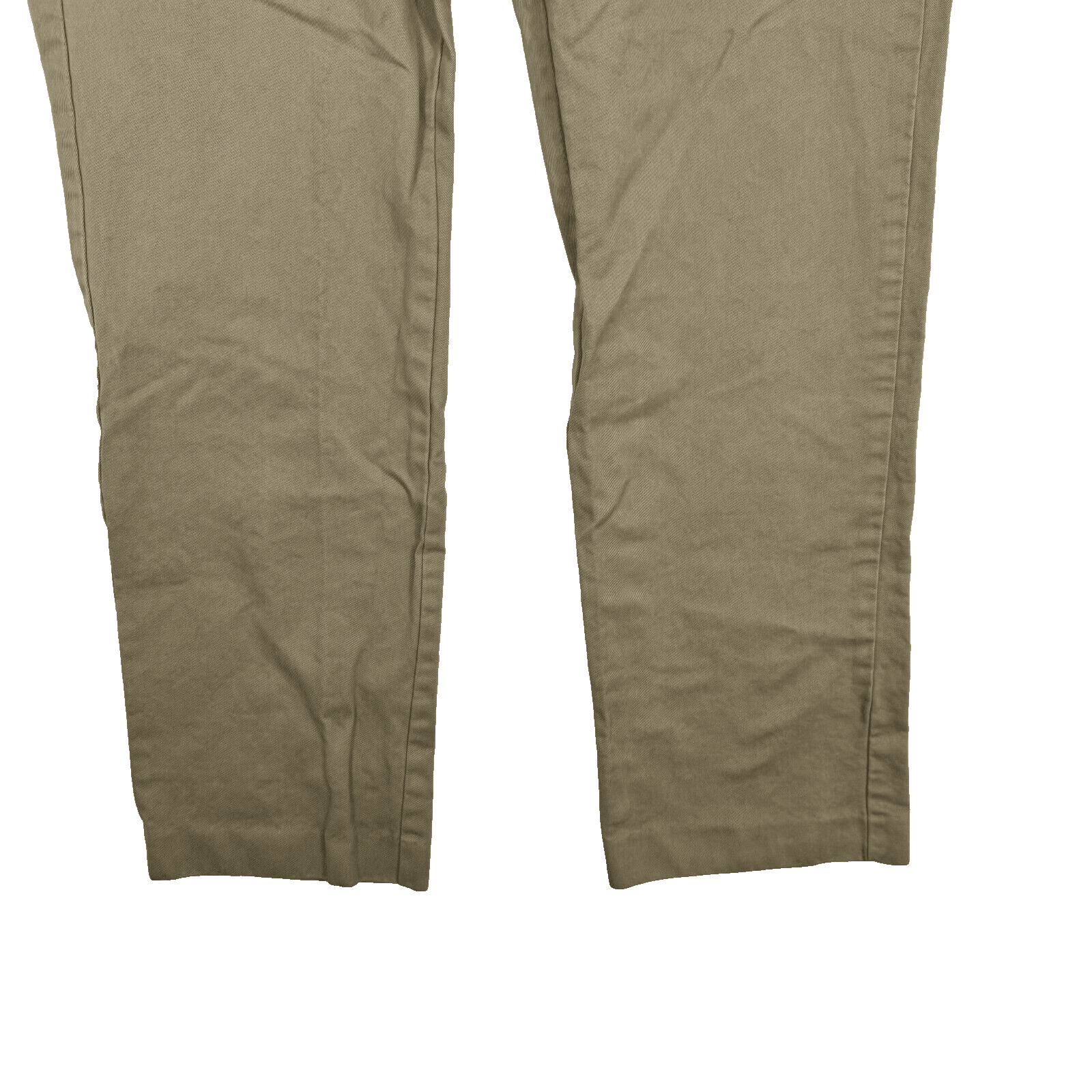 J.Crew Women’s Essential Chino Pants 33W Khaki Cotton Mid-Rise Straight Leg W375 - Thumbnail 3