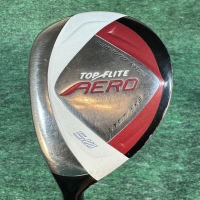 Top Flite Aero 5 Wood LH Stiff Flex Blue Graphite Rebound Face Fairway - Image 1