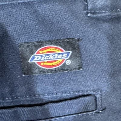 Dickies WP594DN Pants Mens 30x32 Blue Slim Straight Cargo Workwear Utility - Thumbnail 3