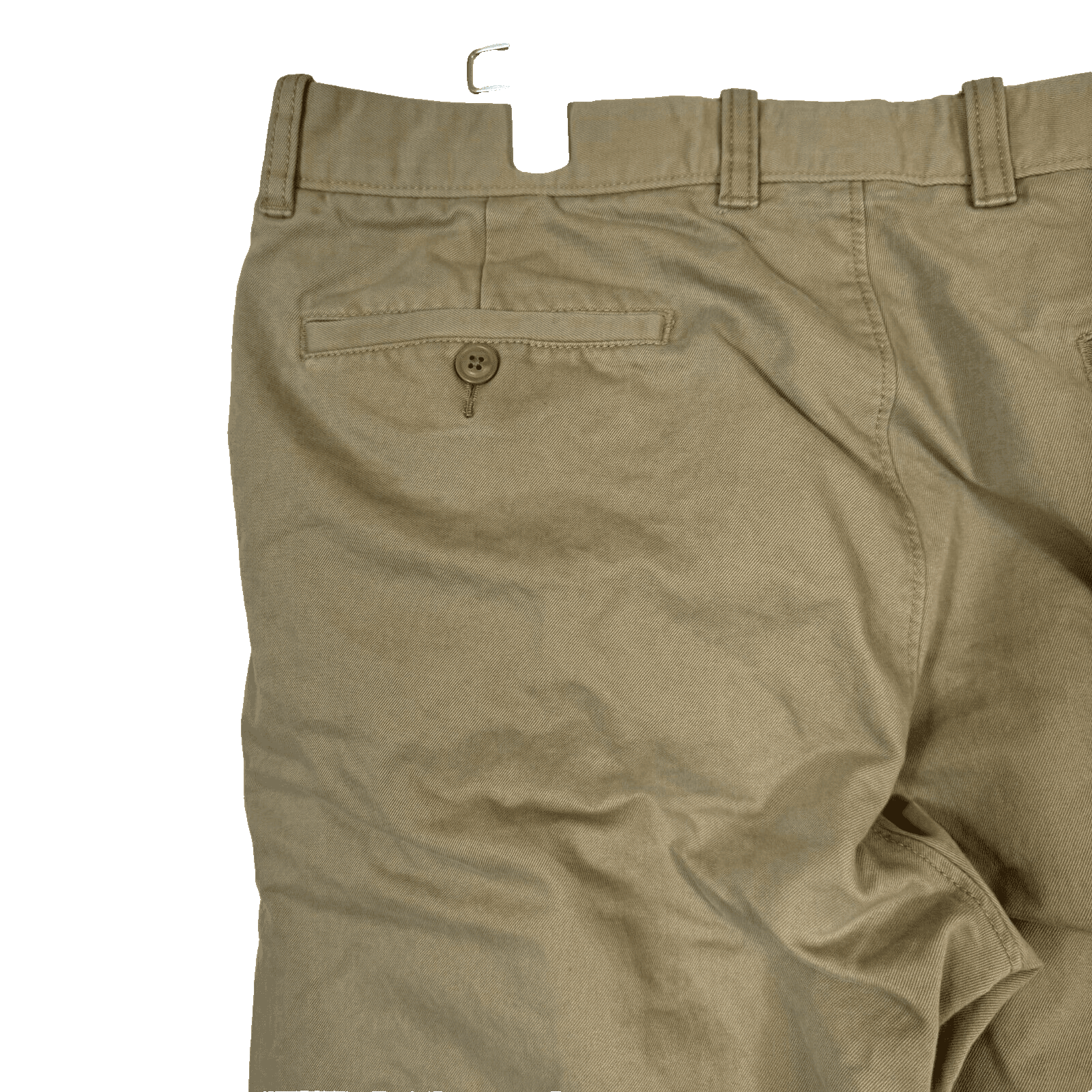 J.Crew Women’s Essential Chino Pants 33W Khaki Cotton Mid-Rise Straight Leg W375 - Thumbnail 7