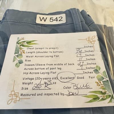 Dickies Cargo Pants Womens 26x27 Blue Utility Workwear Carpenter (26x27) - Thumbnail 9