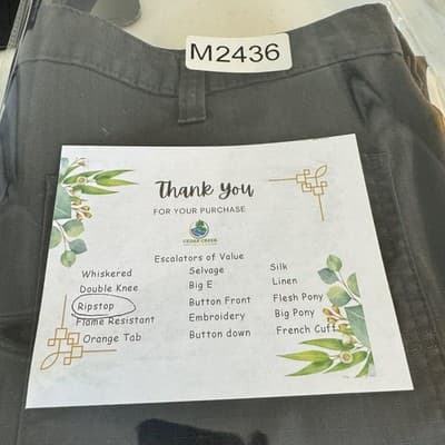 Carhartt Pants Mens 34x30 Gray Ripstop Relaxed Fit Workwear Cargo (34x30) - Thumbnail 10