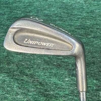 Daiwa Unipower 8 Iron Mens RH Steel Shaft Silver Cavity Back Golf Club - Image 1