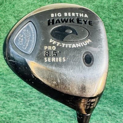 Callaway Big Bertha Hawkeye VFT 8.5° Driver Mens RH 45.5 In Stiff Graphite Black - Image 1