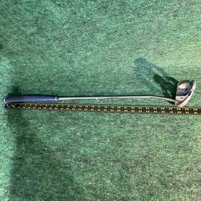 Tour Edge BackDraft B3 Mallet Putter Junior RH Steel Shaft Gold Blue Golf Club - Thumbnail 5