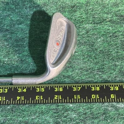Vintage Ping Eye 2 Wedge Red Dot 1980s Golf Club Iron Chamois Grip Mens - Thumbnail 5