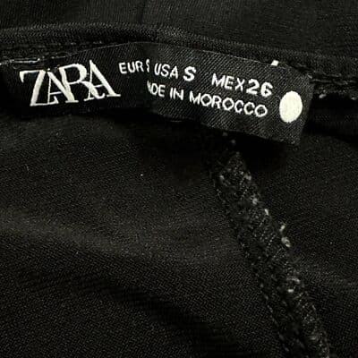 Zara Dress Women’s S Black Spaghetti Strap Straight Line Long Maxi Elegant W109 - Thumbnail 3