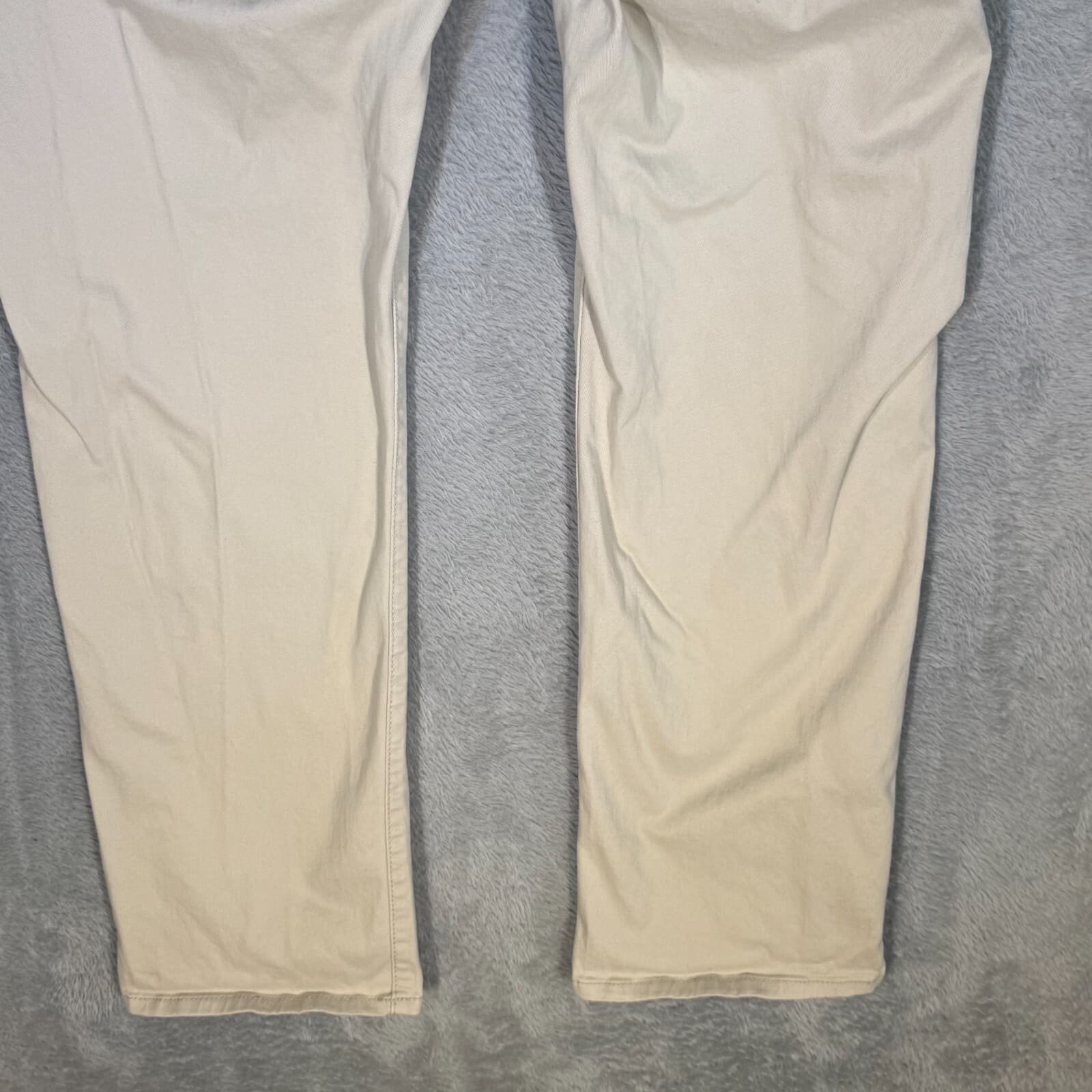 US Polo Assn Jeans Mens 38x30 Beige Straight Leg Mid Rise Stretch Denim - Thumbnail 5