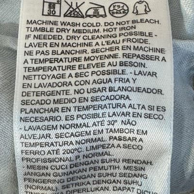 Levis 501 Jeans Mens 36x30 Blue Button Fly Straight Leg Denim Made Poland - Thumbnail 7