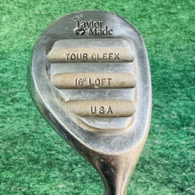 TaylorMade Tour Gleek 3 Wood 16° Mens RH 43.5 In Steel Silver Golf Club - Image 1