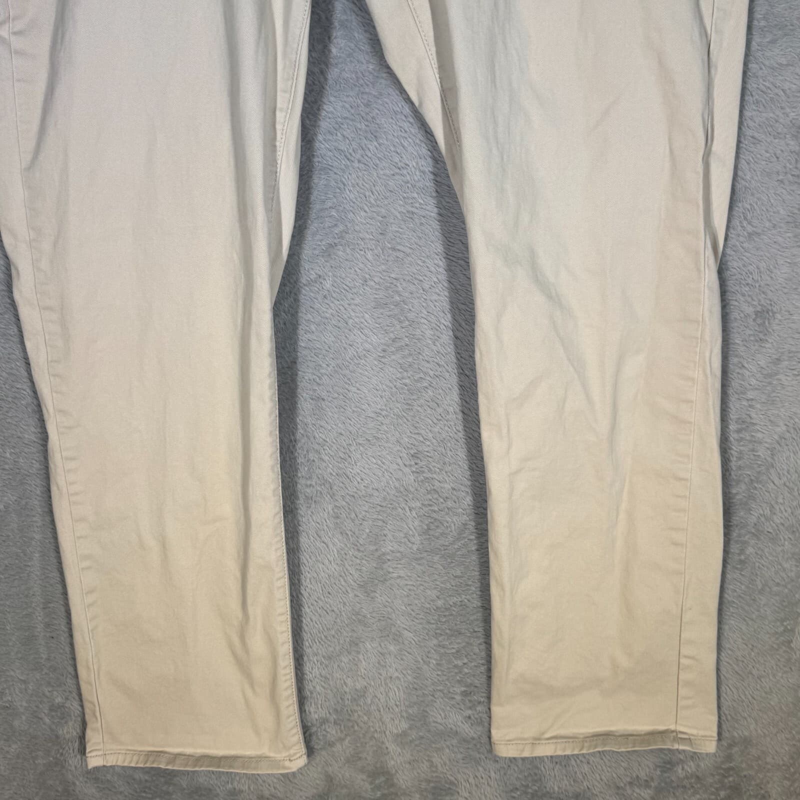 US Polo Assn Jeans Mens 38x30 Beige Straight Leg Mid Rise Stretch Denim - Thumbnail 13