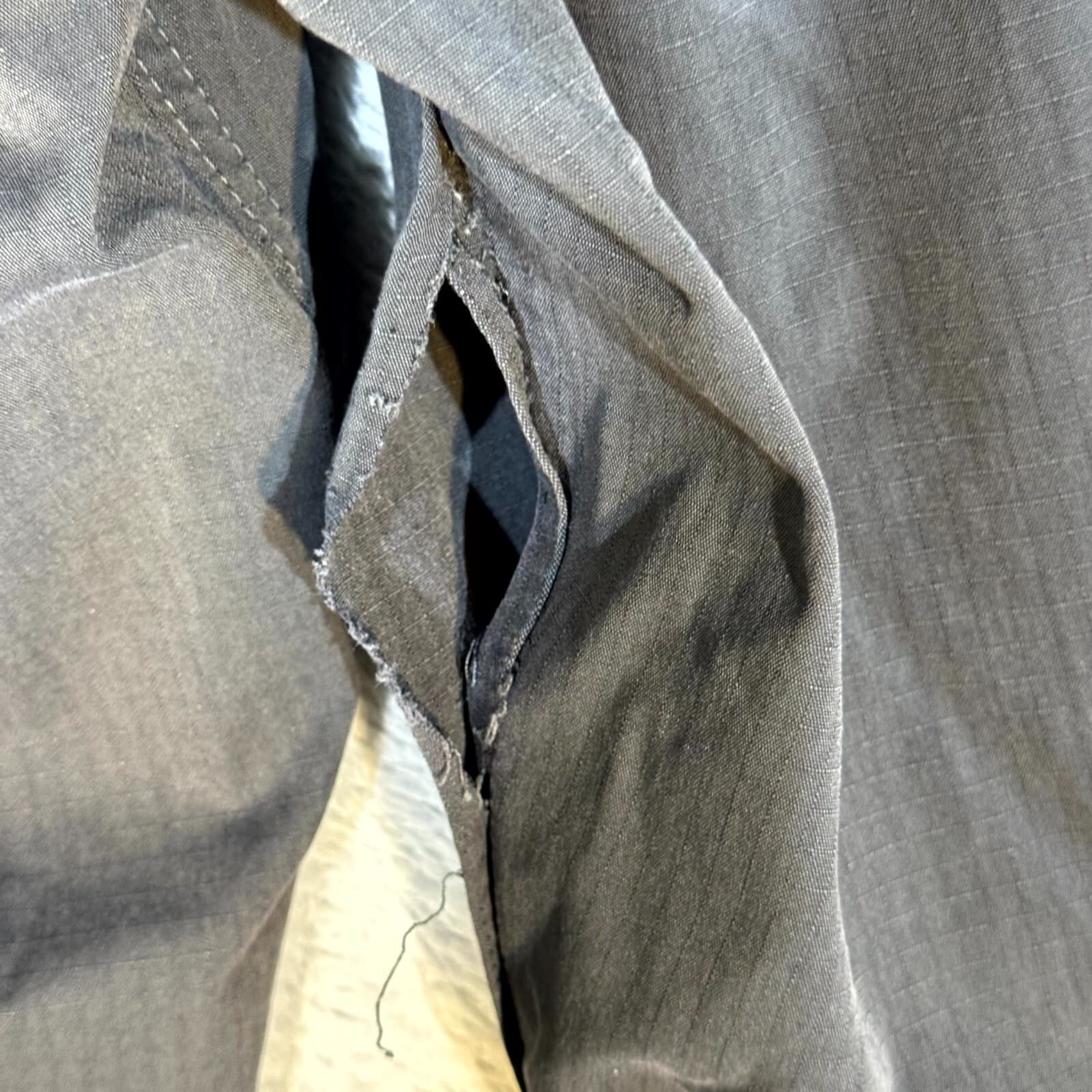 Carhartt 74533-33 Pants Mens 38x34 Gray Ripstop Relaxed Fit Workwear - Thumbnail 4