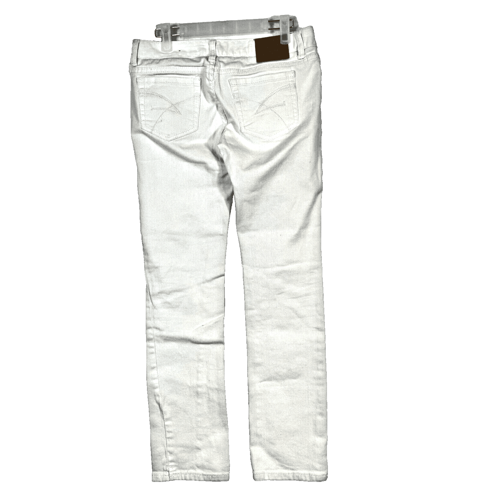 Amethyst Women’s Size 5 White Low-Rise Skinny Jeans Stretch Denim, 5-Pock W373 - Thumbnail 2