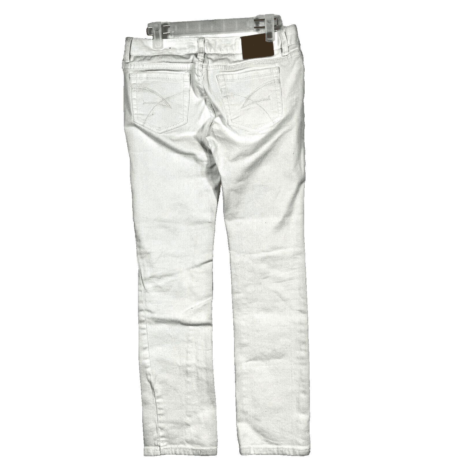 Amethyst Women’s Size 5 White Low-Rise Skinny Jeans Stretch Denim, 5-Pock W373 - Thumbnail 7