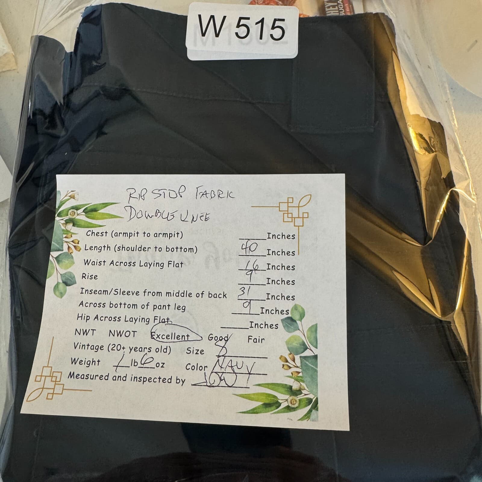 Tru-Spec Womens Cargo Pants Size 8 Navy Ripstop Double Knee Tactical - Thumbnail 8