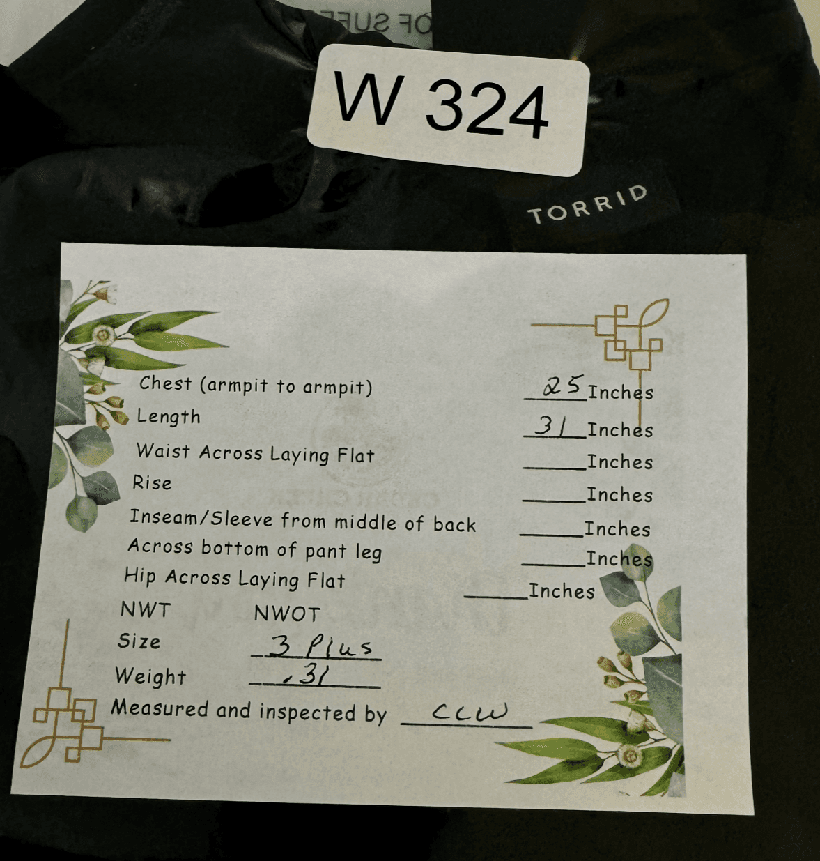 Torrid Tank Top Women’s 3 Black Georgette Strappy V-Neck 100% Polyester W 324 - Thumbnail 8