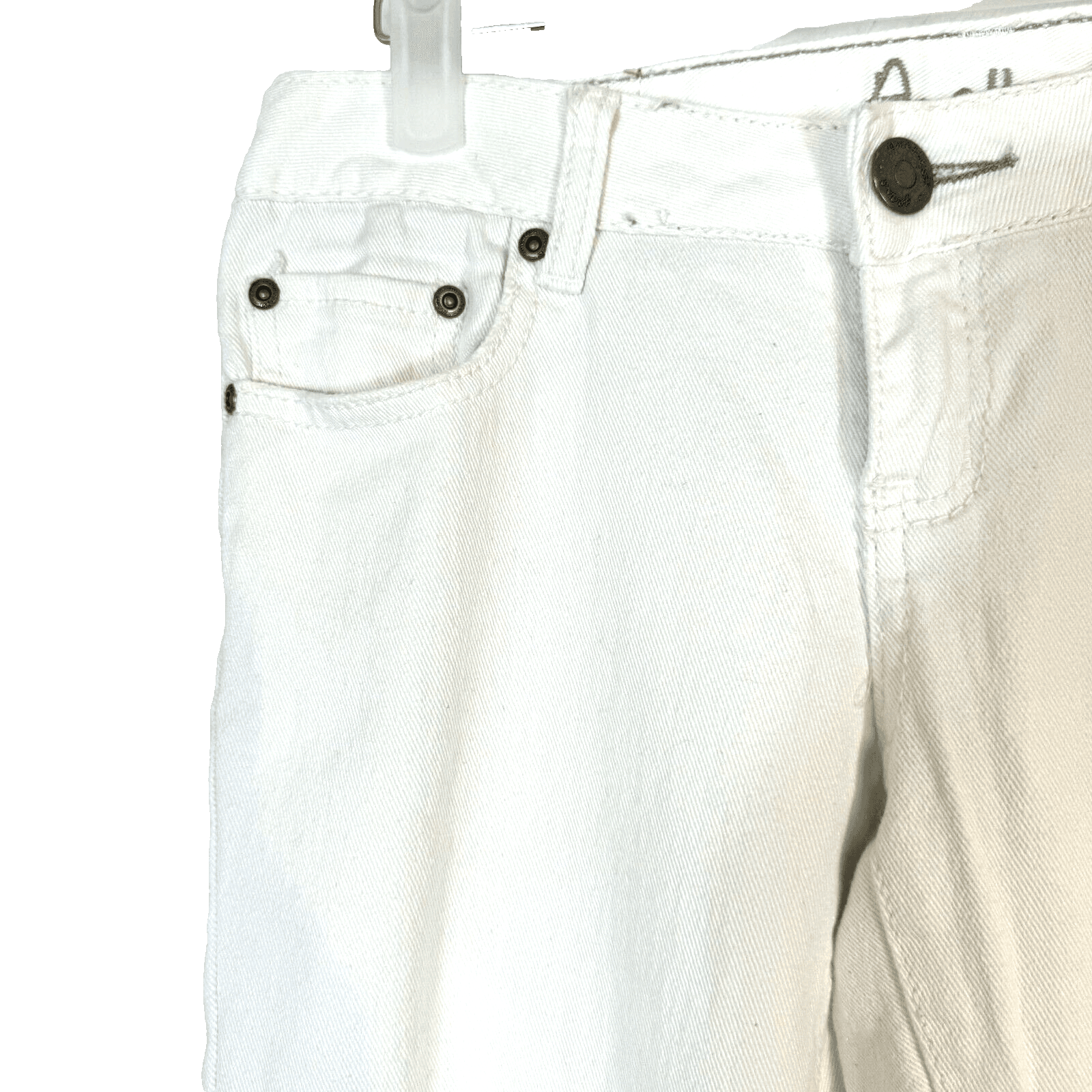 Amethyst Women’s Size 5 White Low-Rise Skinny Jeans Stretch Denim, 5-Pock W373 - Thumbnail 4