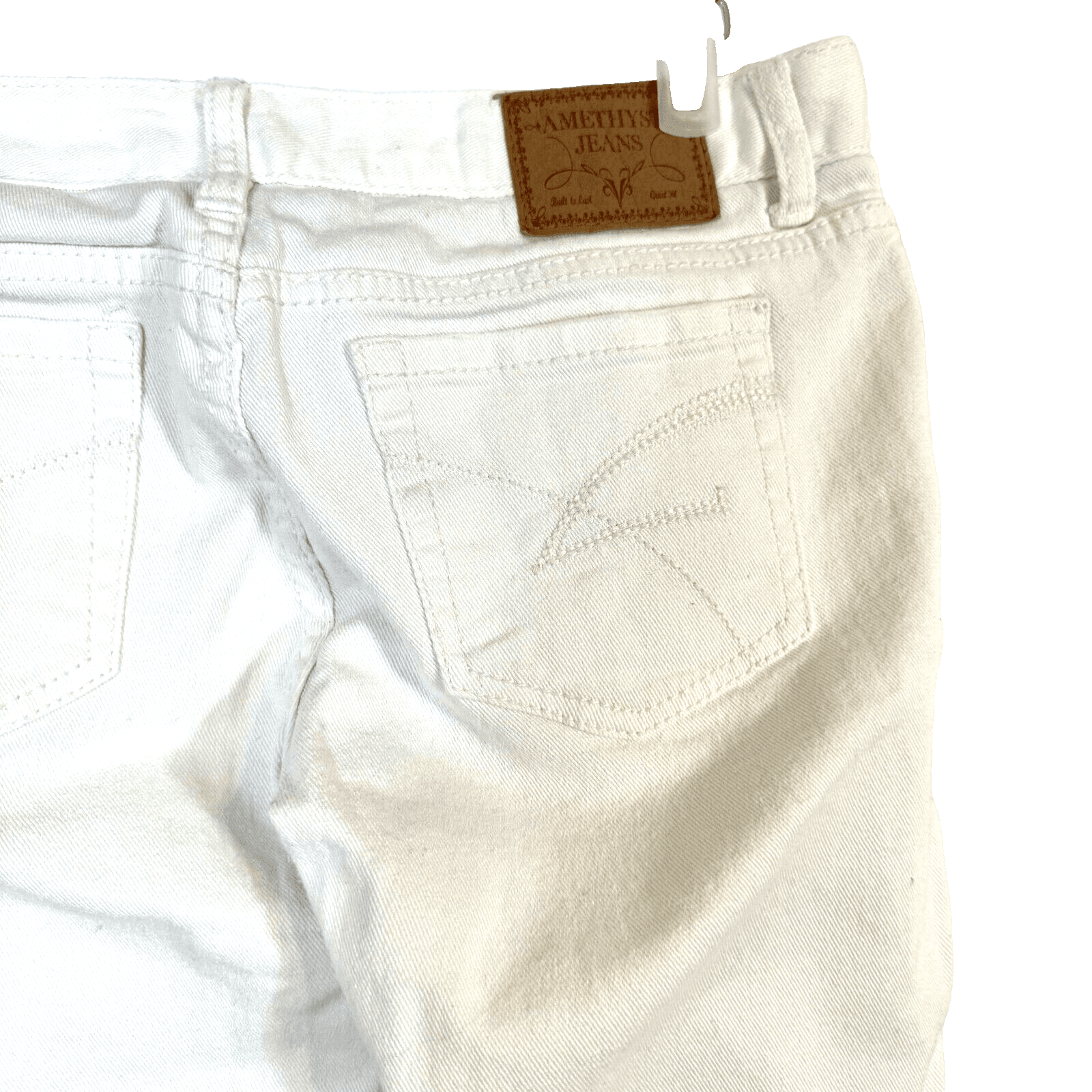 Amethyst Women’s Size 5 White Low-Rise Skinny Jeans Stretch Denim, 5-Pock W373 - Thumbnail 11