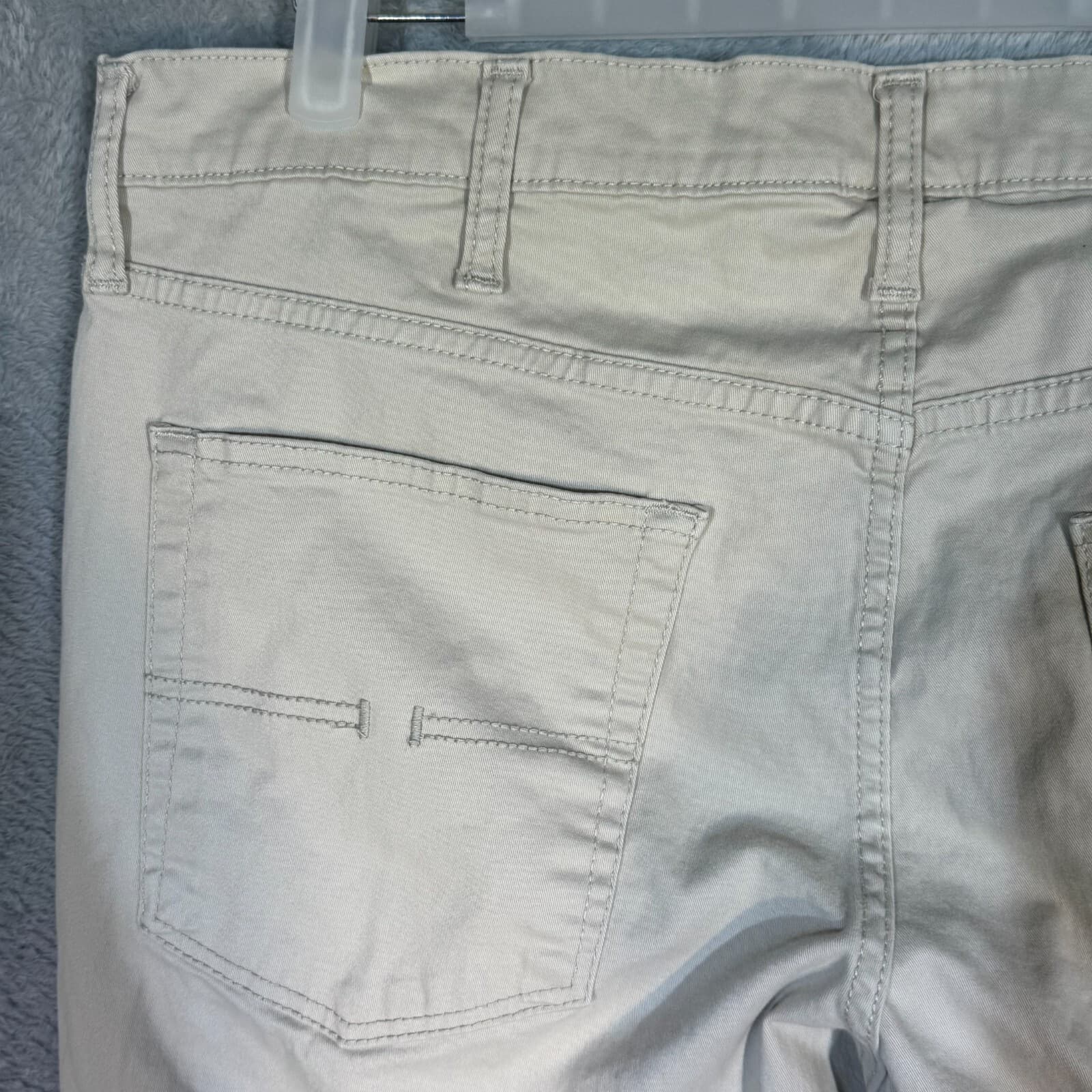 US Polo Assn Jeans Mens 38x30 Beige Straight Leg Mid Rise Stretch Denim - Thumbnail 6