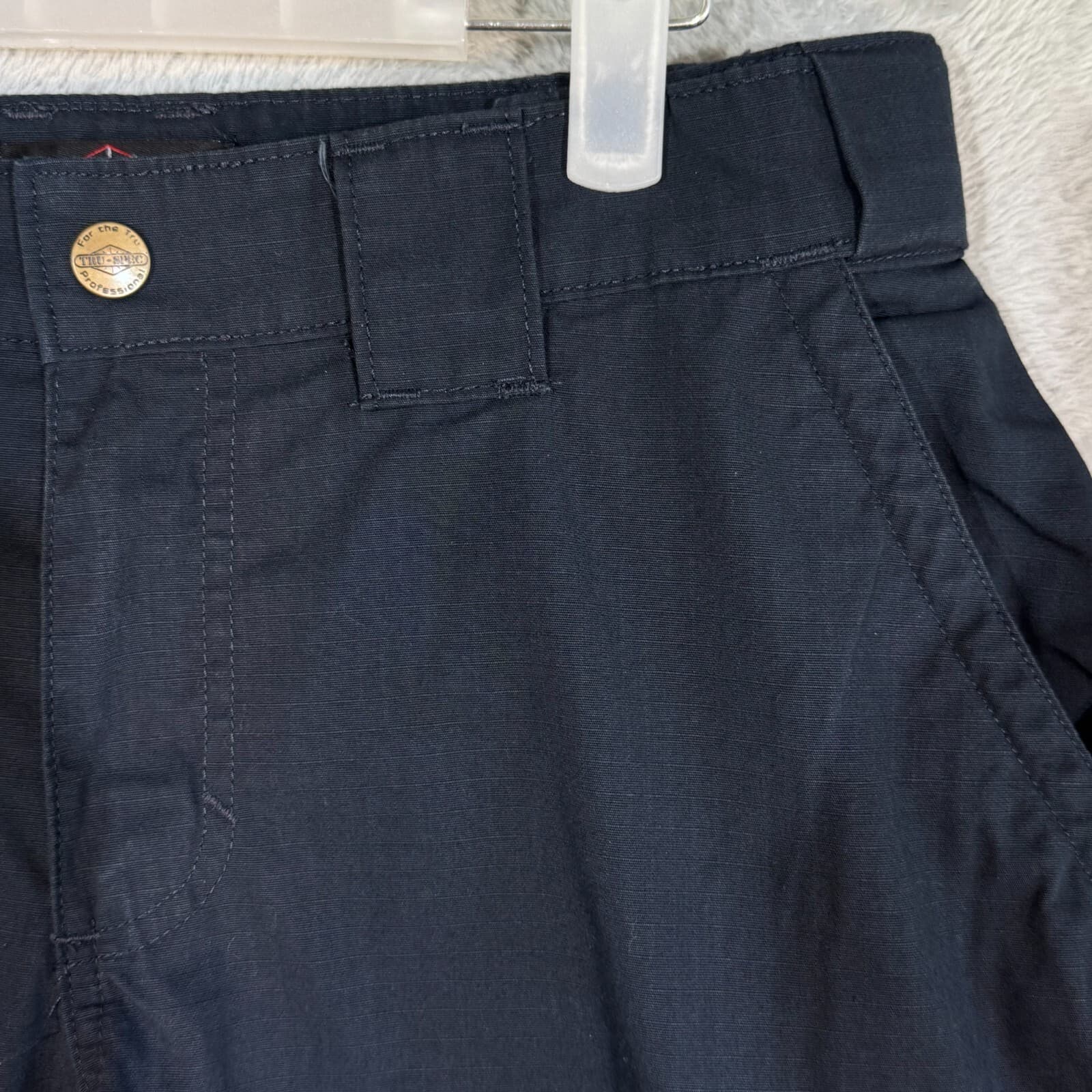 Tru-Spec Womens Cargo Pants Size 8 Navy Ripstop Double Knee Tactical - Thumbnail 4