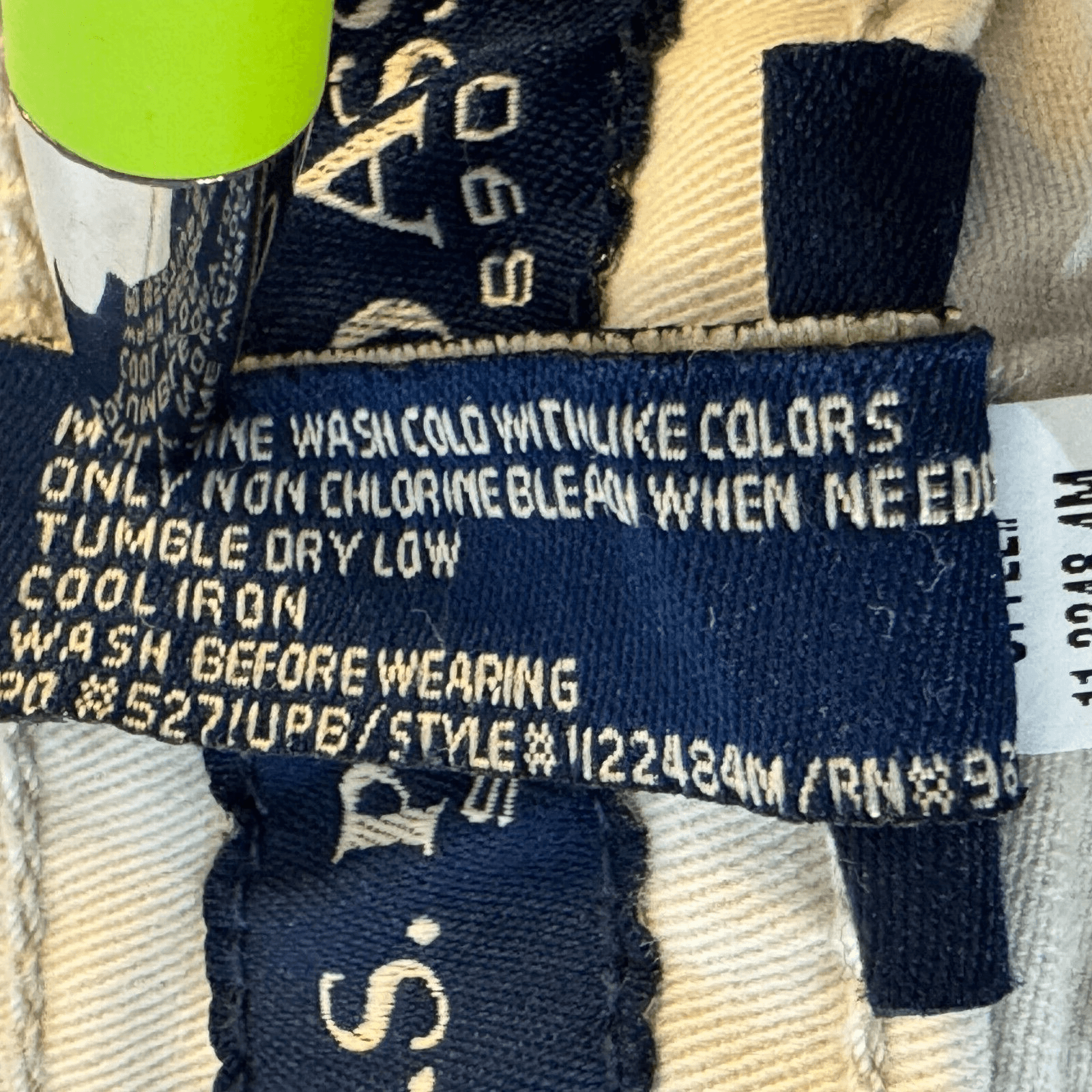 US Polo Assn Jeans Mens 38x30 Beige Straight Leg Mid Rise Stretch Denim - Thumbnail 9