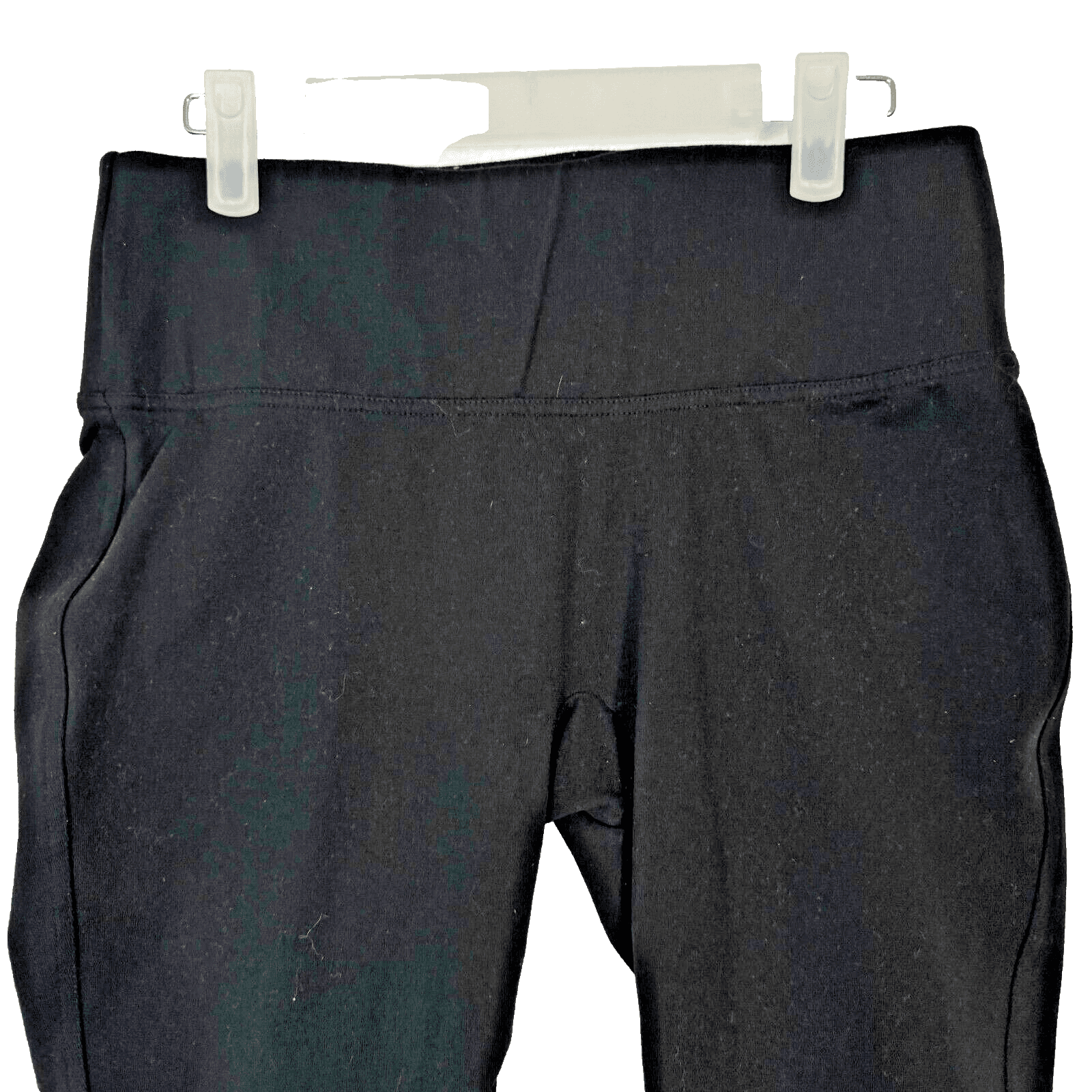 Spanx Leggings Women’s Size 1 Black Glitter High-Waist Elastic Waistband W298 - Thumbnail 4