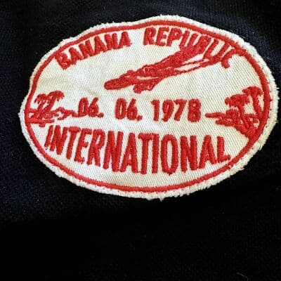 Banana Republic Men’s Black Short Sleeve Pullover Shirt Size S Travel Pat M 34 - Thumbnail 5