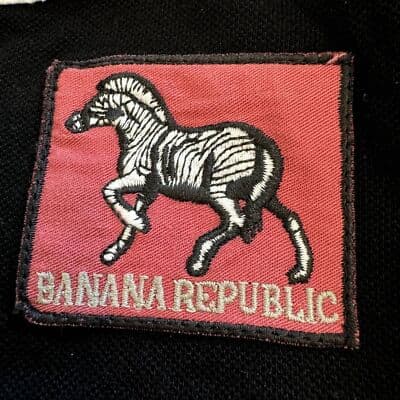 Banana Republic Men’s Black Short Sleeve Pullover Shirt Size S Travel Pat M 34 - Thumbnail 9