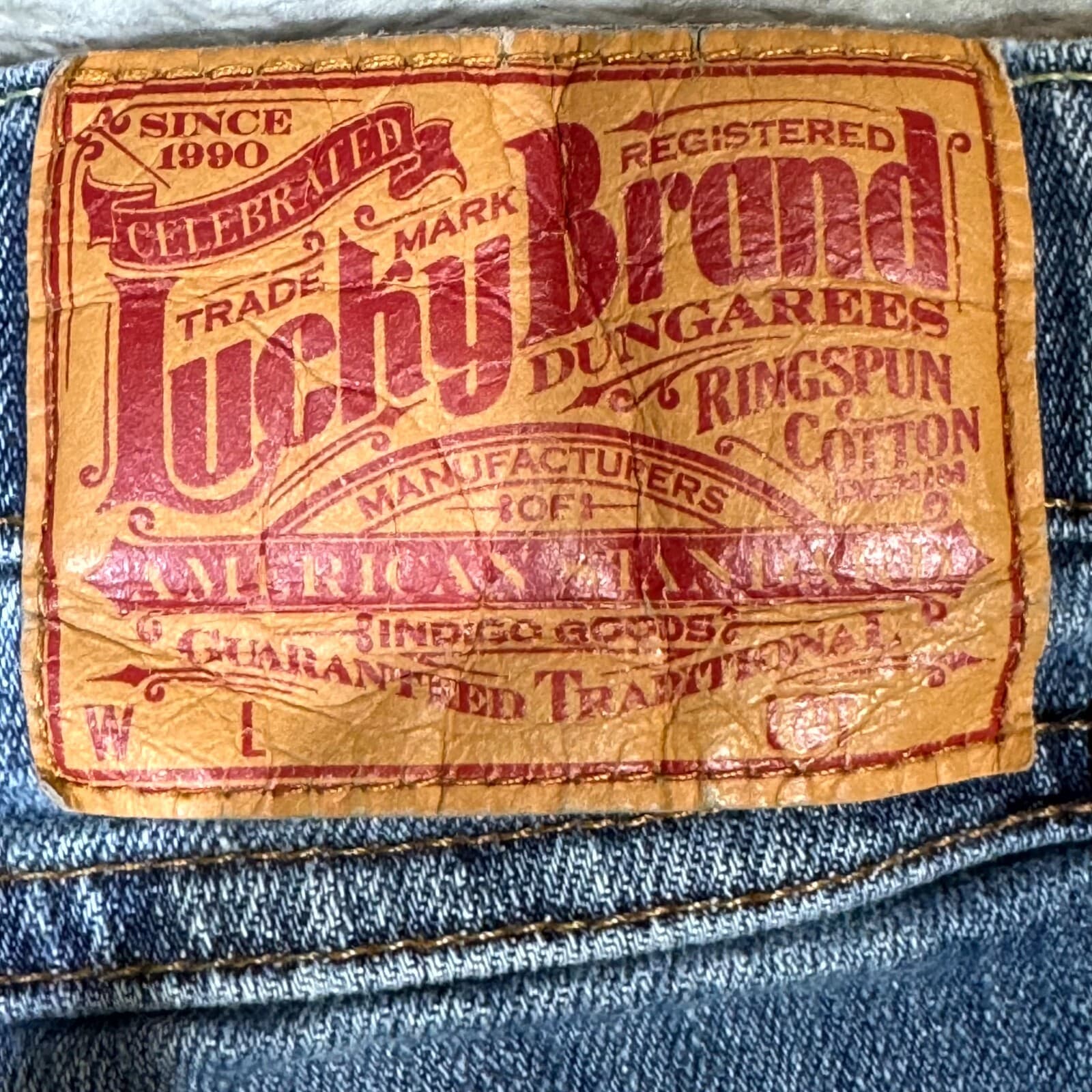 Lucky Brand Womens Jeans Size 6 / 28 Blue Denim Mid Rise Straight Leg - Thumbnail 11