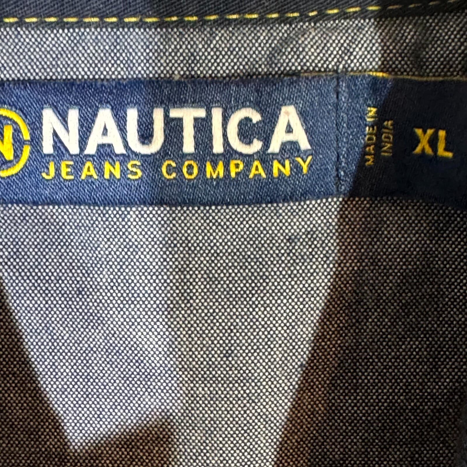 Nautica Jeans Co Men’s Polo Shirt XL Multicolor Stripe 100% Cotton Casual - Thumbnail 8