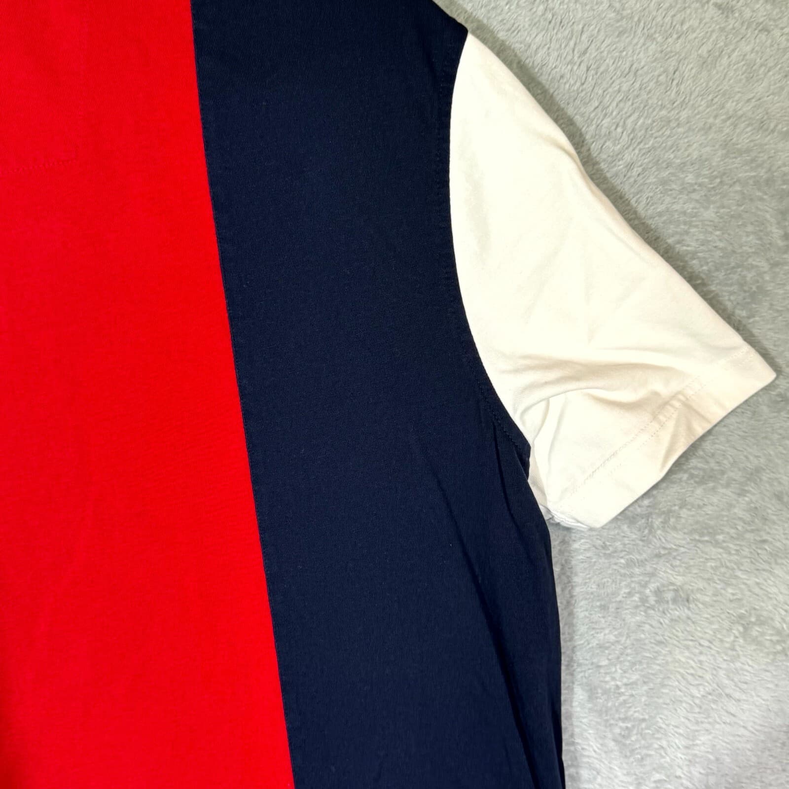 Nautica Jeans Co Men’s Polo Shirt XL Multicolor Stripe 100% Cotton Casual - Thumbnail 12