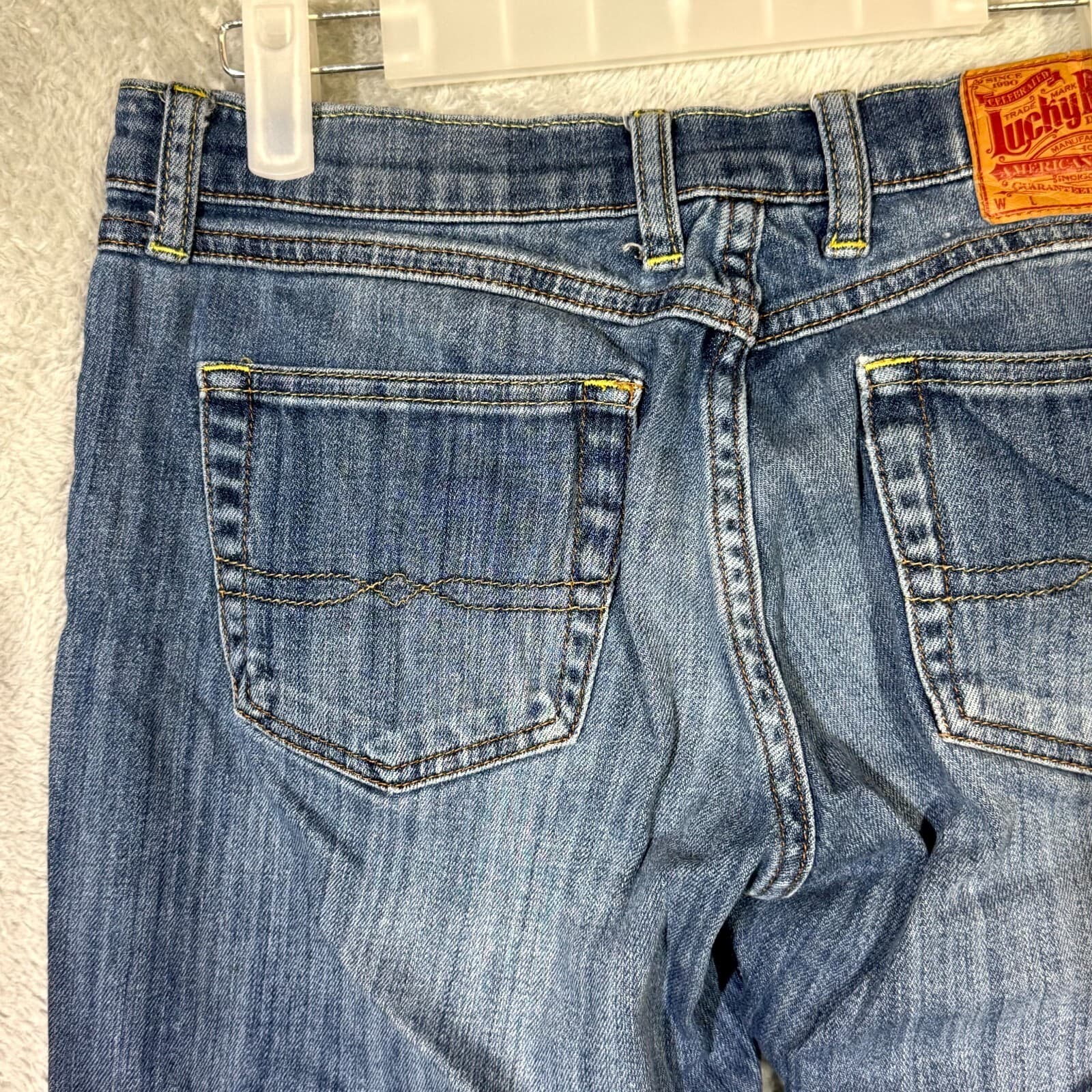 Lucky Brand Womens Jeans Size 6 / 28 Blue Denim Mid Rise Straight Leg - Thumbnail 7